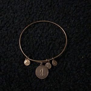 “J” Alex and Ani bracelet